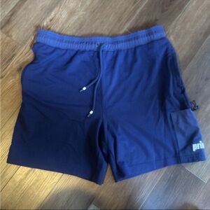 Prince Pickleball Tennis Athletic Shorts 7" Navy Blue Soft